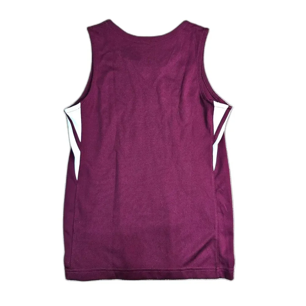 Nike Dri-FIT Basketball Jersey Tank Top Maroon Youth  Large Sleeveless